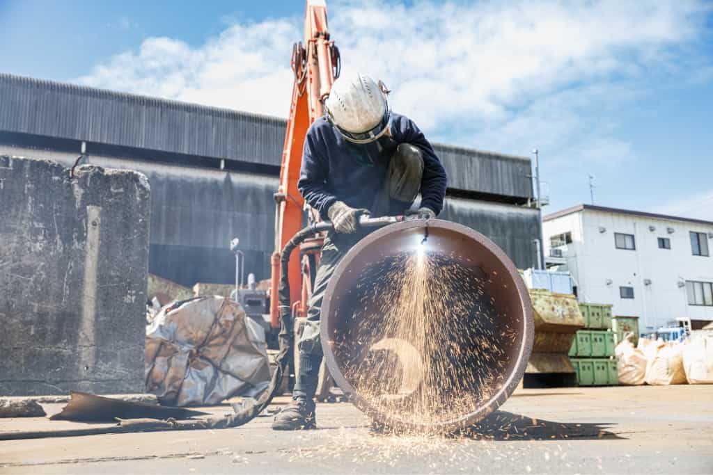 外ヤード作業